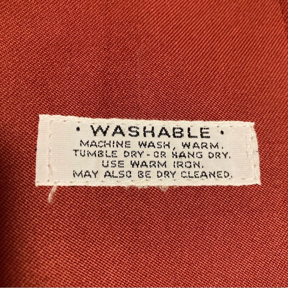 NWOT Vintage 70s Unbranded Trench Coat Removable Lining - Picture 12 of 13